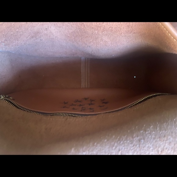 CLASSIC BRITISH TAN CROSSBODY STAR Bag FLAWED - Picture 8 of 16